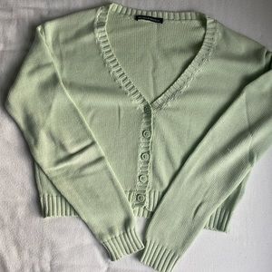 Brandy Melville Light Green Billie Sweater